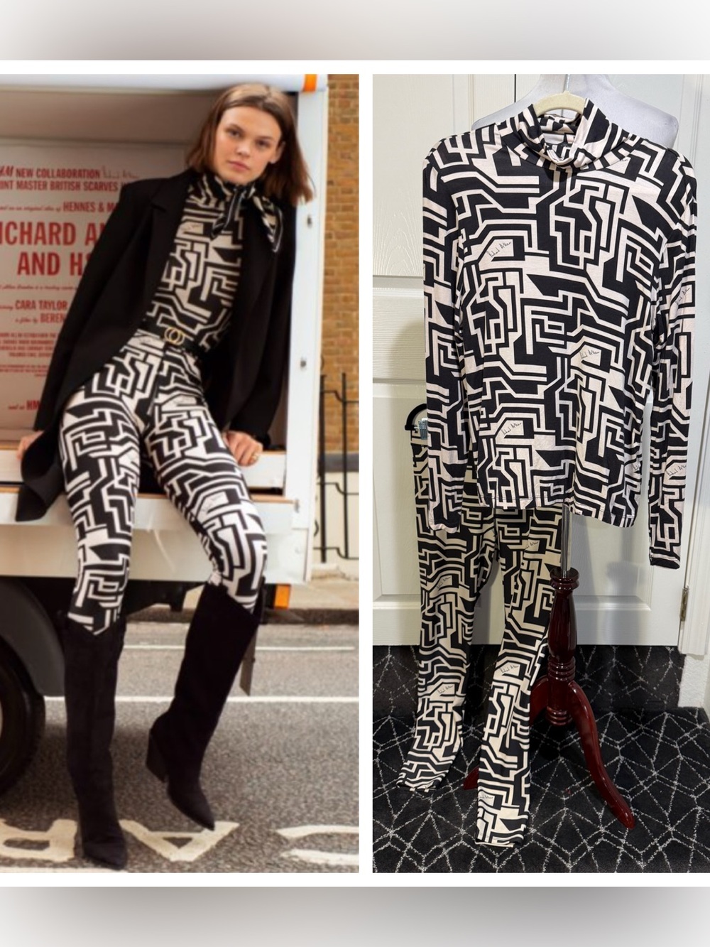 RARE RICHARD ALLAN x H&M 2-PIECE MATCHING CO-ORD SET